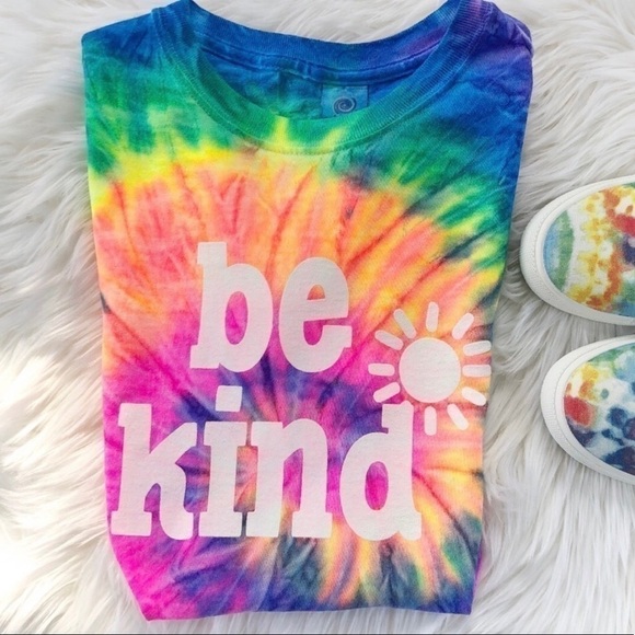 Tie dye be kind tee (unisex) - Picture 7 of 7